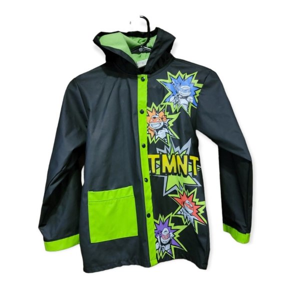 Nickelodeon Jackets & Coats Teenage Mutant Ninja Turtles Boy Medium Large Rain Coat Tmnt